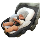 ハドソンベビー ヘッド&ボディ サポートクッション グレー トレリス (チャイルドシート ベビーカー インナークッショ)Hudson Baby【送料無料 沖縄・一部地域を除く】