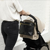 ナッピーソサエティー ミニ プラム キャディ ベビーカーオーガナイザー ブラック The Nappy Society ベビーカーバッグ 多収納 大容量 コントリビュート【送料無料 沖縄・一部地域を除く】