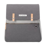 ペチュニアピックルボトム メタ マザーズ リュック グレー パール ヌバック レザーレット Petunia Pickle Bottom コントリビュート【送料無料 沖縄・一部地域を除く】