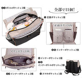 ペチュニアピックルボトム ボクシー マザーズバッグ リュック(ショルダーストラップ:取り外し可能、ベビーカーストラップ取付位置:サイドタイプ) サンド/ブラック Petunia Pickle Bottomコントリビュート 【送料無料 沖縄・一部地域を除く】