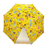 アンパンマン 手開き傘 40cm アルファベット/イエロー 子供用雨傘 キッズアンブレラ 森本産業【ラッピング不可商品】【送料無料 沖縄・一部地域を除く】
