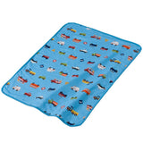 4重ガーゼケット くるまパーク(ブルー) フジキ 日本製 赤ちゃん用 ベビー用【ゆうパケット送料無料】