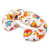 ZOO ロングクッション ホワイト フジキ 抱き枕 授乳クッション 転倒防止クッション 【送料無料 沖縄・一部地域を除く】