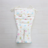 Wガーゼ リバーシブル ベビーカー用クッション カラフルドロップ フジキ 【送料無料 沖縄・一部地域を除く】