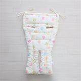 Wガーゼ リバーシブル ベビーカー用クッション カラフルドロップ フジキ 【送料無料 沖縄・一部地域を除く】