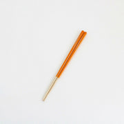 ほんとうにすべらないお箸 大人用23cm ST-R05 月オレンジOR 日本製 滑らない おはし 食洗器可能 藤栄(FUJIEI) 【メール便送料無料】