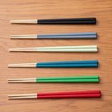 ほんとうにすべらないお箸 大人用23cm ST-R11 シンプルナチュラル GR 日本製 滑らない おはし 食洗機可能 藤栄 FUJIEI 【メール便送料無料】