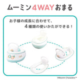 ムーミン4WAYおまる 永和 補助便座としても使えるオマル【送料無料 沖縄・一部地域を除く】