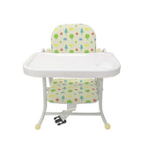 BabyGo! 折りたたみローチェア ノルディックガーデン くるりとまわるテーブル付 軽量・コンパクトパイプチェア【ラッピング不可商品】【送料無料 沖縄・一部地域を除く】