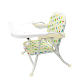 BabyGo! 折りたたみローチェア ノルディックガーデン くるりとまわるテーブル付 軽量・コンパクトパイプチェア【ラッピング不可商品】【送料無料 沖縄・一部地域を除く】