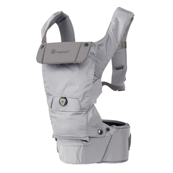 【美品】抱っこひも hugpapa ダイヤルフィット hugpapa ハグパパ ダイヤルフィット 3-in-1 ヒップシート