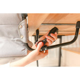 BabyGo! テーブルチェアHS グレージュスター 赤ちゃん用椅子 安心の5点式ベルト【送料無料 沖縄・一部地域を除く】