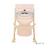 リトルプリンセス かえるのふかふかステップ式トイレトレーナー ホワイト【送料無料 沖縄・一部地域を除く】