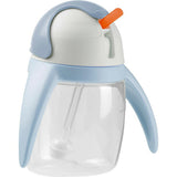 UMEE ペンギンストローカップ240ml ブルー ユーミー ストローマグ 漏れにくい トレーニングマグ オランダ デザイン【送料無料 沖縄・一部地域を除く】