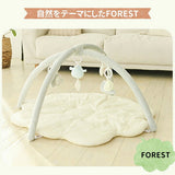 ふわふわプレイジムマット Forest ねむりのもりのプレイマット ベビージム 赤ちゃん【送料無料 沖縄・一部地域を除く】
