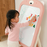 おえかきボード ピンク シンセーインターナショナル 【キッズ用 子ども 子供 お絵かき お絵描き ホワイトボード イーゼル】【ラッピング不可商品】【送料無料 沖縄・一部地域を除く】