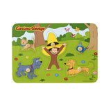 おさるのジョージ 木製パズル えあわせ パパジーノ【送料無料 沖縄・一部地域を除く】