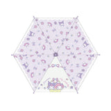 キャラクターキッズ傘40cm(セミオートろくろタイプ) マイメロディ&クロミ パープル60038 ジェイズプランニング 子供用雨傘 キッズアンブレラ ジェイズプランニング【ラッピング不可商品】【送料無料 沖縄・一部地域を除く】