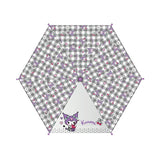 キャラクターキッズ傘40cm(セミオートろくろタイプ) クロミ チェック60039  ジェイズプランニング 子供用雨傘 キッズアンブレラ ジェイズプランニング【ラッピング不可商品】【送料無料 沖縄・一部地域を除く】
