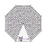 キャラクターキッズ傘50cm(ワンタッチタイプ) クロミ チェック70123 ジェイズプランニング 子供用雨傘 キッズアンブレラ【ラッピング不可商品】【送料無料 沖縄・一部地域を除く】