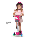 スマートトライク T-スクーター ピンク T1 T-scooTer キックスクーター【送料無料 沖縄・一部地域を除く】