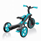 グロッバー エクスプローラー トライク 4in1 ティール GLOBBER 【三輪車 3輪車 キックバイク ベビーカー 押手棒 押し手 舵取り かじ取り サンシェード】【ラッピング不可商品】【送料無料 沖縄・一部地域を除く】