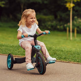 グロッバー エクスプローラー トライク 4in1 ティール GLOBBER 【三輪車 3輪車 キックバイク ベビーカー 押手棒 押し手 舵取り かじ取り サンシェード】【ラッピング不可商品】【送料無料 沖縄・一部地域を除く】