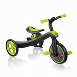 グロッバー エクスプローラー トライク 4in1 ライムグリーン GLOBBER 【三輪車 3輪車 キックバイク ベビーカー 押手棒 押し手 舵取り かじ取り サンシェード】【ラッピング不可商品】【送料無料 沖縄・一部地域を除く】