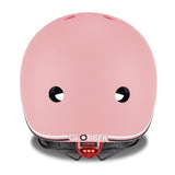 GLOBBER(グロッバー) LEDライト付きヘルメット/45-51cm パステルピンク【キッズヘルメット 子ども用 キックバイク 自転車】【送料無料 沖縄・一部地域を除く】