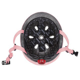 GLOBBER(グロッバー) LEDライト付きヘルメット/45-51cm パステルピンク【キッズヘルメット 子ども用 キックバイク 自転車】【送料無料 沖縄・一部地域を除く】