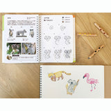 コクヨS&T 38種類の動物をかわいく描ける! おえかきずかん