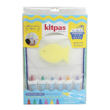 おふろ用キットパス6色&おかたづけネットセット イエロー 日本理化学工業 【絵の具 クレヨン アート お風呂 窓ガラス 鏡 描いて消せる】【送料無料 沖縄・一部地域を除く】