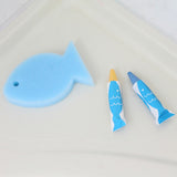 おふろ用キットパス6色&おかたづけネットセット ブルー 日本理化学工業 【絵の具 クレヨン アート お風呂 窓ガラス 鏡 描いて消せる】【送料無料 沖縄・一部地域を除く】