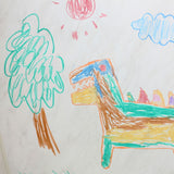 おふろ用キットパス6色&おかたづけネットセット ブルー 日本理化学工業 【絵の具 クレヨン アート お風呂 窓ガラス 鏡 描いて消せる】【送料無料 沖縄・一部地域を除く】