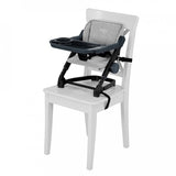 カトージ ブースターチェアFeed me(フィードミー) ブラック KATOJI ローチェア ポータブルチェア【送料無料 沖縄・一部地域を除く】