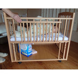 サワベビー 日本製添い寝ミニベッド L型プチベリー ナチュラル 澤田工業【代金引換不可商品】【ラッピング不可商品】【送料無料 沖縄・一部地域を除く】