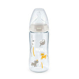 ヌーク プレミアムチョイスほ乳びん(ポリプロピレン製)/300ml/適温目盛付き サファリ NUK ダッドウェイ