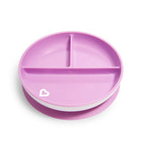 munchkin(マンチキン) たべたくなーる 吸盤付きプレート ライトパープル