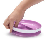 munchkin(マンチキン) たべたくなーる 吸盤付きプレート ライトパープル