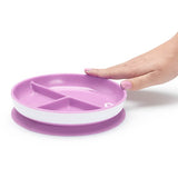 munchkin(マンチキン) たべたくなーる 吸盤付きプレート ライトパープル