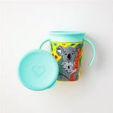 マンチキン ハンドル付きミラクルカップ・ワイルドラブ コアラ MUNCHKIN 【コップタイプ 漏れにくい こぼれにくい】【送料無料 沖縄・一部地域を除く】