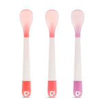 マンチキン たべたくなーる 離乳食スプーン/3本セット レッド&ピンク