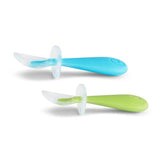 munchkin(マンチキン) たべたくなーる もぐもぐやわらかスプーン/2本セット ブルー&グリーン