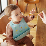 シリコーンビブ ダイナソー D BY DADWAY ディーバイダッドウェイ 【お食事エプロン 離乳食 食べこぼし】