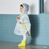 ムーミンベビー レインポンチョ 80-100/NAMI/グレー MOOMIN BABY ダッドウェイ【子供用ポンチョ キッズレインコート カッパ 雨具 80~100cm】【送料無料 沖縄・一部地域を除く】