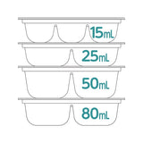 リッチェル わけわけフリージング ブロックトレー 80 4セット(80mL×4ブロック 4セット入)Richell 離乳食 冷凍 保存容器 ケース レンジ対応