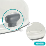 リッチェル ポッティス イス型おまるKN ホワイト(洋式 抗菌加工 オマル ステップ・補助便座としても使える)【送料無料 沖縄・一部地域を除く】