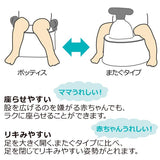 リッチェル ポッティス イス型おまるKN ホワイト(洋式 抗菌加工 オマル ステップ・補助便座としても使える)【送料無料 沖縄・一部地域を除く】