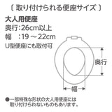 リッチェル ポッティス イス型おまるKN ホワイト(洋式 抗菌加工 オマル ステップ・補助便座としても使える)【送料無料 沖縄・一部地域を除く】