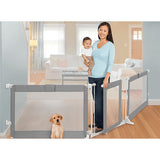 スーパーワイドゲイト グレー 日本育児【ラッピング不可商品】【送料無料 沖縄・一部地域を除く】